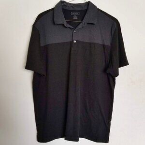 Van Heusen Polo Short Sleeve Striped Ombre Shirt